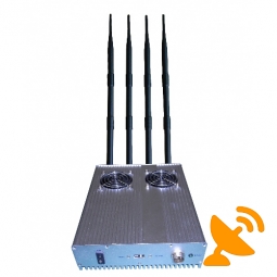 25W High Power 4 Antenna Mobile Phone Jammer Jamming - 60M