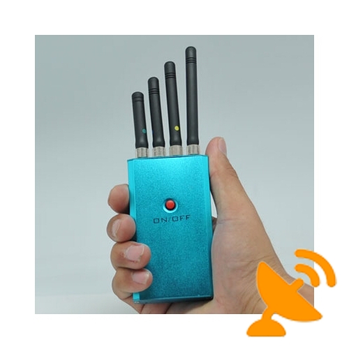 Medium Power Portable Cell Phone Signal Blocker GSM 3G CDMA DCS - Click Image to Close