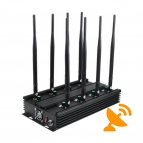 Ultimate 8-Band Wireless Signal Jammer Terminator for Mobile Phone, WiFi Bluetooth, LoJack, UHF, VHF, GPS