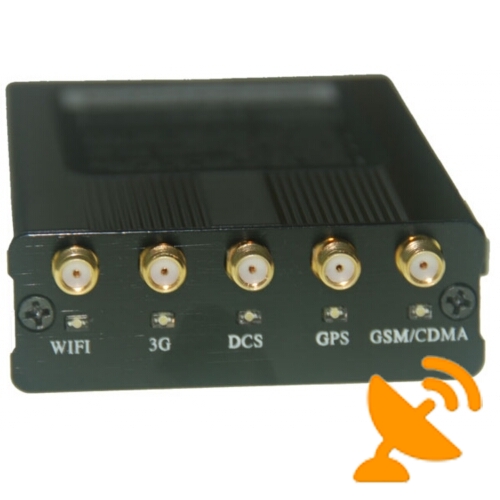 5 Antenna Portable GPS + Wifi + Mobile Phone Signal Blocker - Click Image to Close