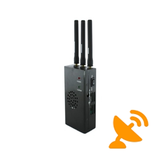 High Power Portable Cell Phone Signal Blocker 3G GSM CDMA DCS PCS - Click Image to Close
