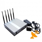 5 Band Cellphone Wifi Signal Blocker Jammer [CDMA,GSM,DCS,PCS,3G, Wifi] 40 Metres