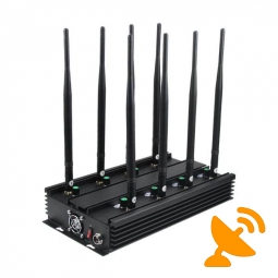 Ultimate 8-Band Wireless Signal Jammer Terminator for Mobile Phone, WiFi Bluetooth, LoJack, UHF, VHF, GPS