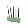 Remote Control 5 Antenna Cell Phone Jammer Blocker