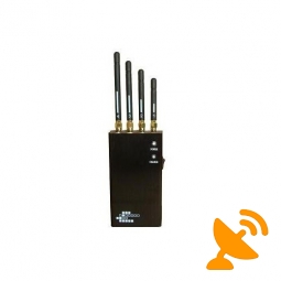 5 Band Portable Wifi, Bluetooth, Cell Phone Jammer 10 Metres