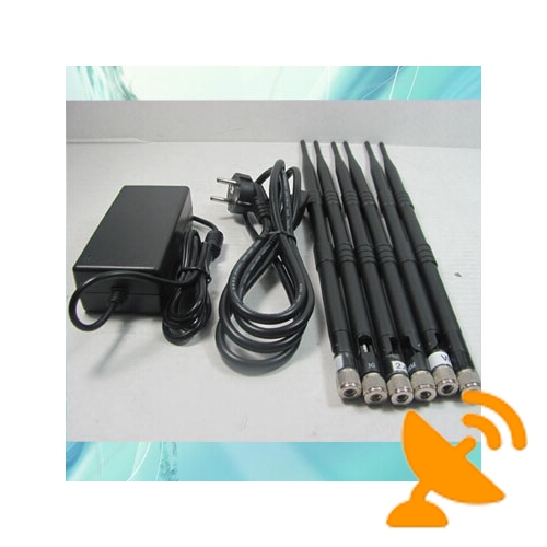 Multifunctional Cell Phone Signal Blocker + GPS + Wifi + VHF + UHF - Click Image to Close