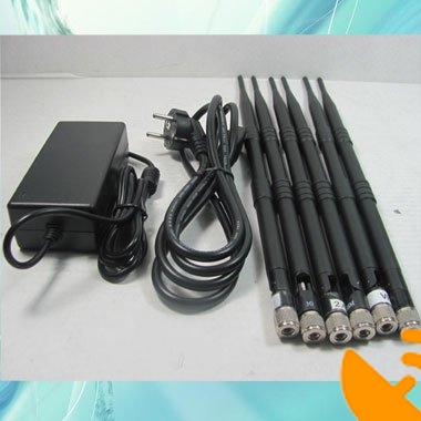 6 Antenna GPS Cell Phone Wifi VHF UHF Jammer - GPS,GSM,3G,Wifi,VHF,UHF - Click Image to Close