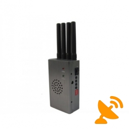 High Power Portable GPS + Mobile Phone Signal Jammer 20 Metres GPS 10 Metres Mobile Phone