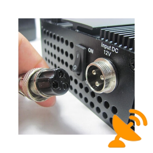High Power Desktop GPS + UHF + 3G Jammer Lojack Signal - Click Image to Close