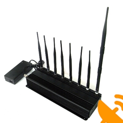 8 Antenna 3G 4G Cellular,GPS,WIFI,Lojack Jammer - Click Image to Close