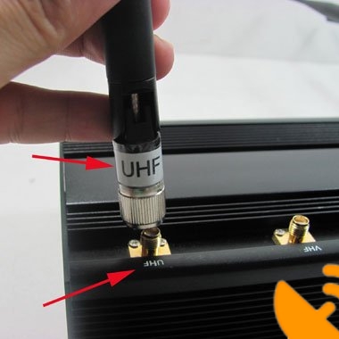 GPS + Wifi + VHF + UHF + Cell Phone High Power Signal Jammer 50 Metres - Click Image to Close
