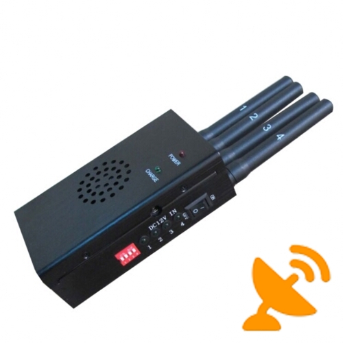 Portable GPS + Cell Phone Jammer Signal Blocker High Power - Click Image to Close