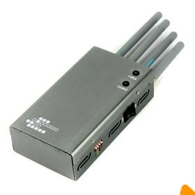 5 Band Portable Cell Phone + GPS Signal Jammer 10 Metres - Click Image to Close