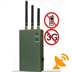 5 Band Portable GSM,CDMA,3G,DCS,PHS Mobile Phone Signal Blocker/Jammer