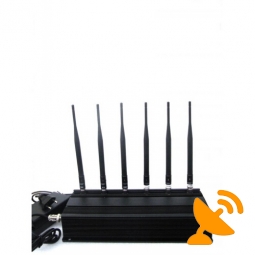 RF GPS CDMA GSM DCS PCS 3G Signal Jammer 40 Metres