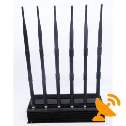 3G 2100-2170MHz Cell Phone + Wifi + UHF + VHF Signal Blocker Jammer