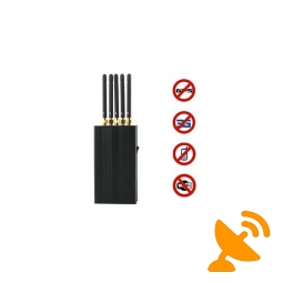 Wifi + GPS L1 + Cell Phone Signal Blocker 5 Antenna Portable