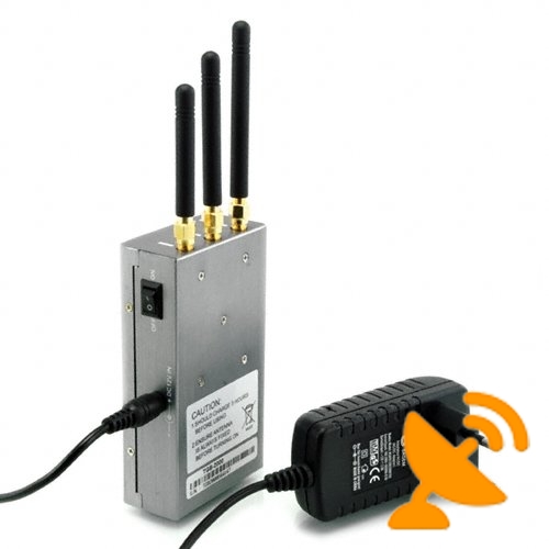 Portable GPS + Cellphone Signal Jammer Blocker [GPS,GSM,CDMA,DCS] 20 Metres - Click Image to Close