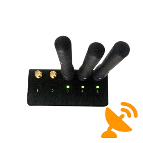 3W Handheld Mobile Phone Jammer + GPS Blocker + Wifi Jammer with Fan - Click Image to Close