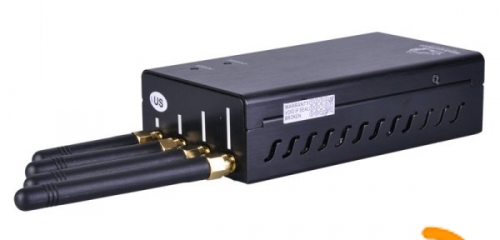 Portable Cell Phone + Wifi(2400 ~ 2500Mhz) Signal Blocker Jammer 15 Metres - Click Image to Close