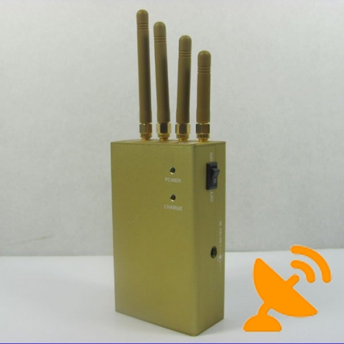 Handheld GPS Cellphone Signal Jammer 3W 4 Antenna [GPS,GSM,CDMA,3G,DCS,PHS] - Click Image to Close