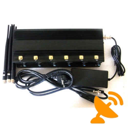 Adjustable High Power GPS + Wifi + Cellular Signal Jammer 40 Metres - Click Image to Close