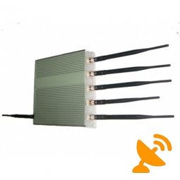 15W 6 Antenna Wifi + GPS + Cell Phone Signal Blocker