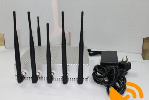 Cell Phone + GPS + Wifi Jammer with Remote Control 50 Metres - Click Image to Close
