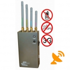 Portable GPS + Mobile Phone Signal Blocker Jammer