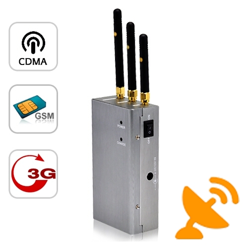 Cell Phone Jammer GSM CDMA 3G DCS 3W - Click Image to Close