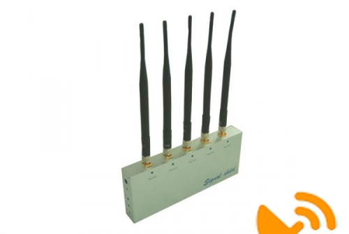 Cell Phone Jammer Jamming with Remote Control and 5 Antennas - Click Image to Close