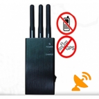 Cell Phone Jammer + Wireless Video Wifi Blocker Portable 5 Band