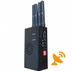 Portable GPS + Cell Phone Jammer Signal Blocker High Power