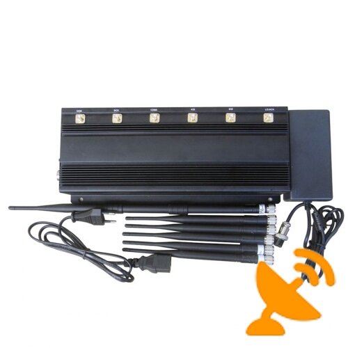 15W High Power Cell Phone Signal Blocker + RF Jammer 315MHZ 433MHZ - Click Image to Close
