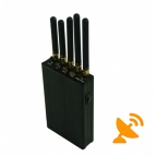 Wifi Jammer + GPS Jammer + Cell Phone Jammer 5 Antenna Portable