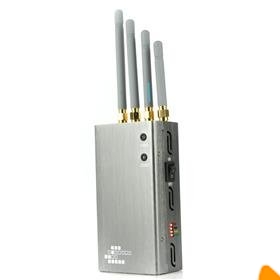 5 Band Portable Cell Phone + GPS Signal Jammer 10 Metres - Click Image to Close