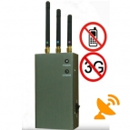 5 Band Portable GSM,CDMA,3G,DCS,PHS Mobile Phone Signal Blocker/Jammer