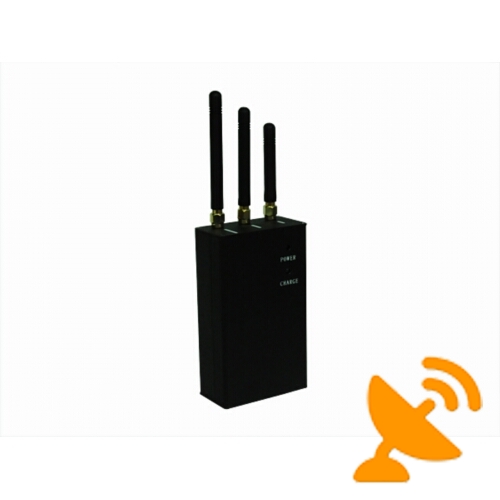 High Power Portable Cell Phone Signal Blocker DCS PCS CDMA GSM 3G - Click Image to Close