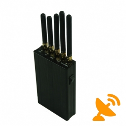 GPS + Wifi + Cell Phone Signal Blocker 5 Antenna Portable