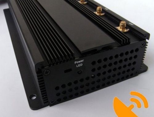 6 Antenna High Power GPS/Wifi/VHF/UHF Cell Phone Signal Jammer 50 Metres - Click Image to Close