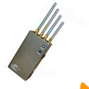 5 Band Portable Cell Phone + GPS Signal Jammer 10 Metres - Click Image to Close