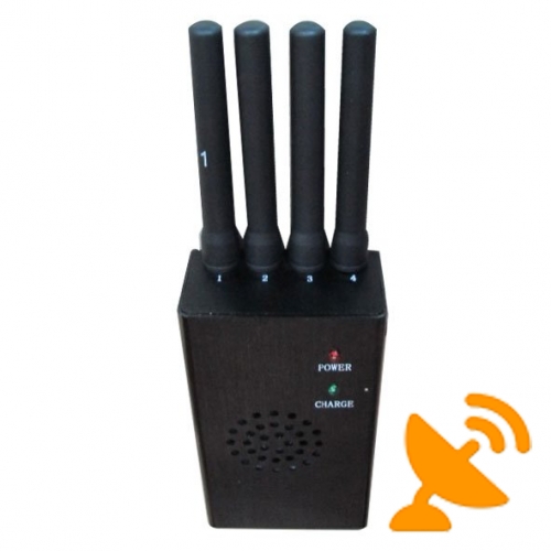 High Power Portable Wifi [10-20 Metres] + Cellular [5-15 Metres] Signal Jammer - Click Image to Close