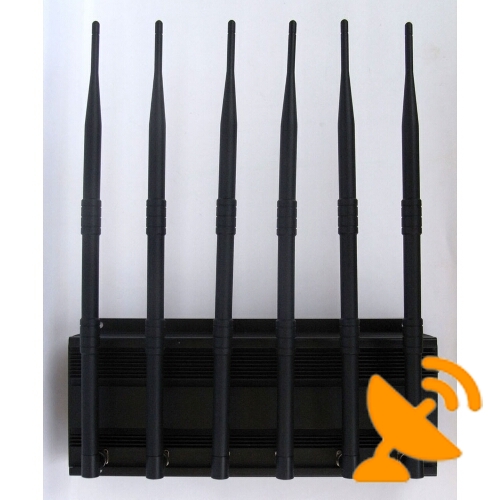 3G 2100-2170MHz Cell Phone + Wifi + UHF + VHF Signal Blocker Jammer - Click Image to Close