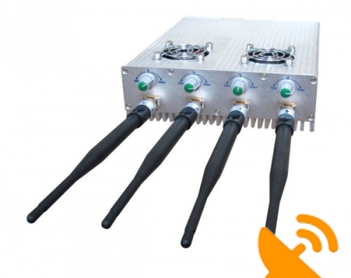 Desktop High Power Signal Jammer for GPS,GSM,CDMA,3G,DCS,PCS 25 Metres - Click Image to Close