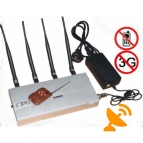 Cell Phone Signal Jammer Blocker 3G CDMA GSM DCS PHS Remote Control