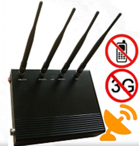 Cellular Phone Signal Jammer Blocker 5 Band - 25 Metres - Click Image to Close