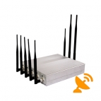 12W 8 Antenna Cell Phone & GPS & Wifi & VHF UHF Jammer Blocker