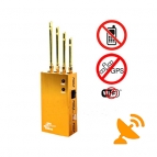 Portable Wi-Fi + GPS + Cell Phone Signal Blocker Jammer