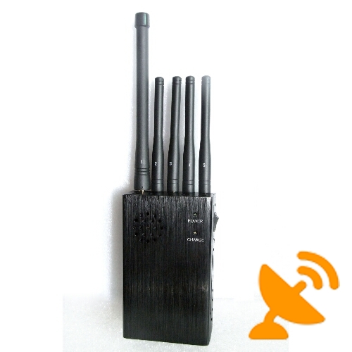 3W Handheld Cell Phone Signal Blocker + GPS Blocker + Wifi Jammer with Fan - Click Image to Close
