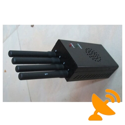 Portable High Power Cell Phone Jammer + 3G 4G Lte - Click Image to Close